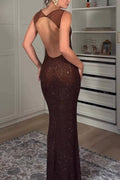 Glittering Temperament Strap Dress