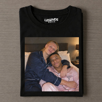 T-shirt Kylian Mbappé et Erling Haaland