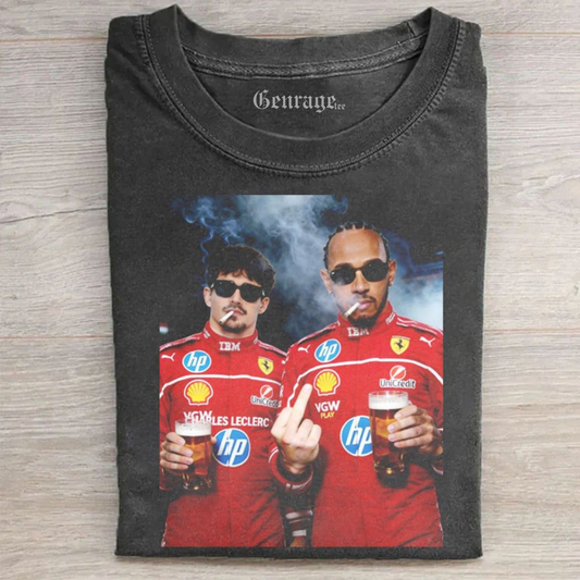 F1 charles & lewis Ferrari T-shirt