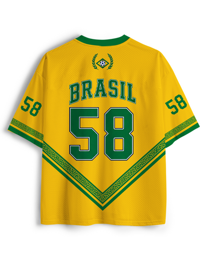 TheRetroTee The Brazil We Fell in Love With Mesh Jersey