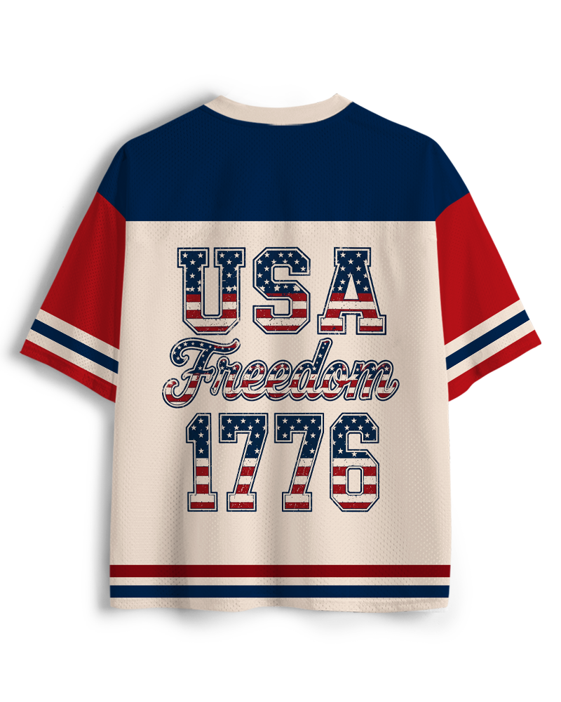 TheRetroTee Land of the Yee Home of The Haw Mesh Jersey