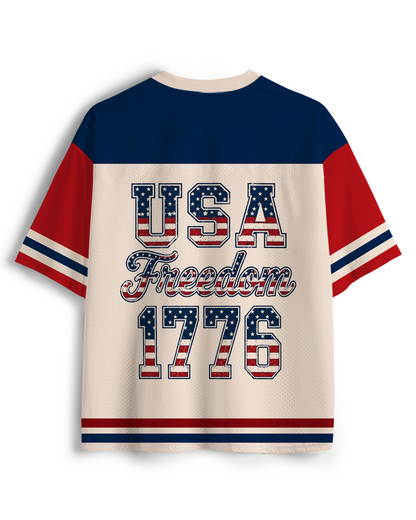 TheRetroTee Land of the Yee Home of The Haw Mesh Jersey