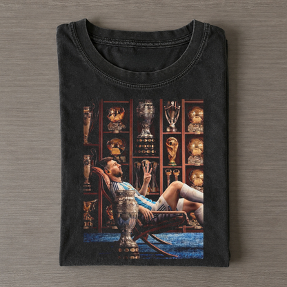 Lionel Messi Vintage-T-Shirt
