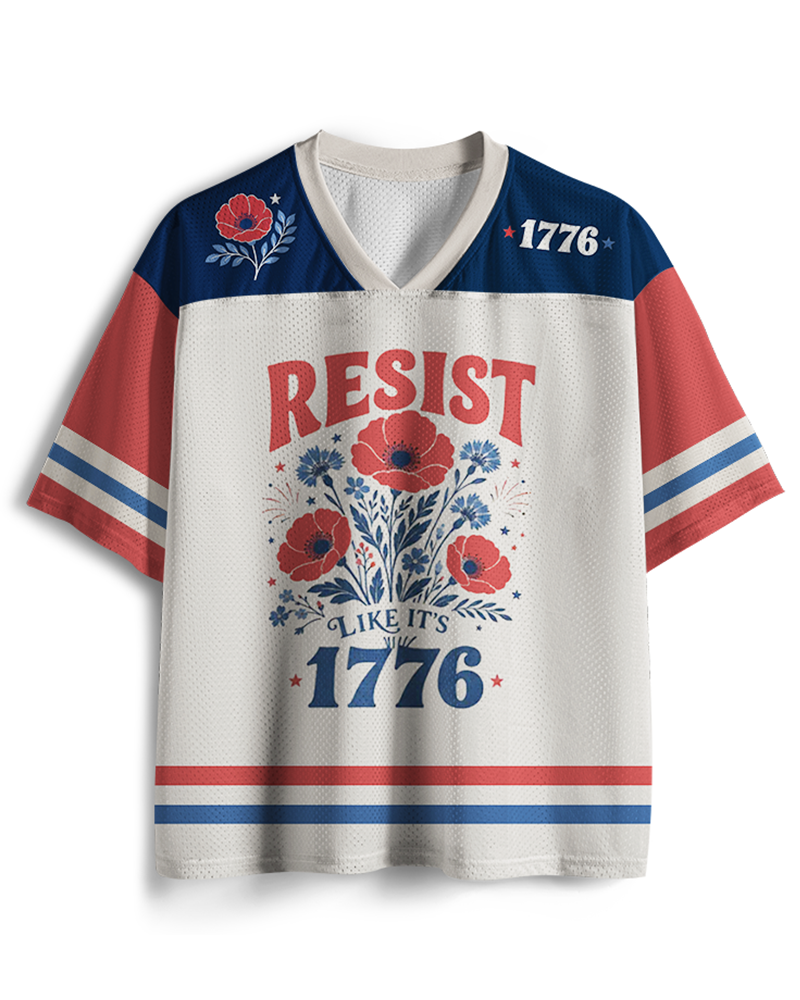 TheRetroTee USA 250th Still Resisting Vintage Mesh Trikot