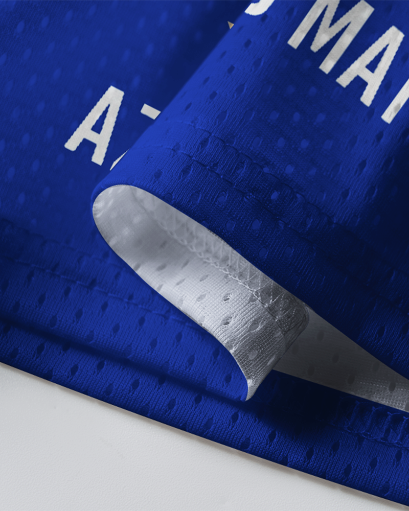 TheRetroTee Vintage Cape Verde Soccer Mesh Jersey