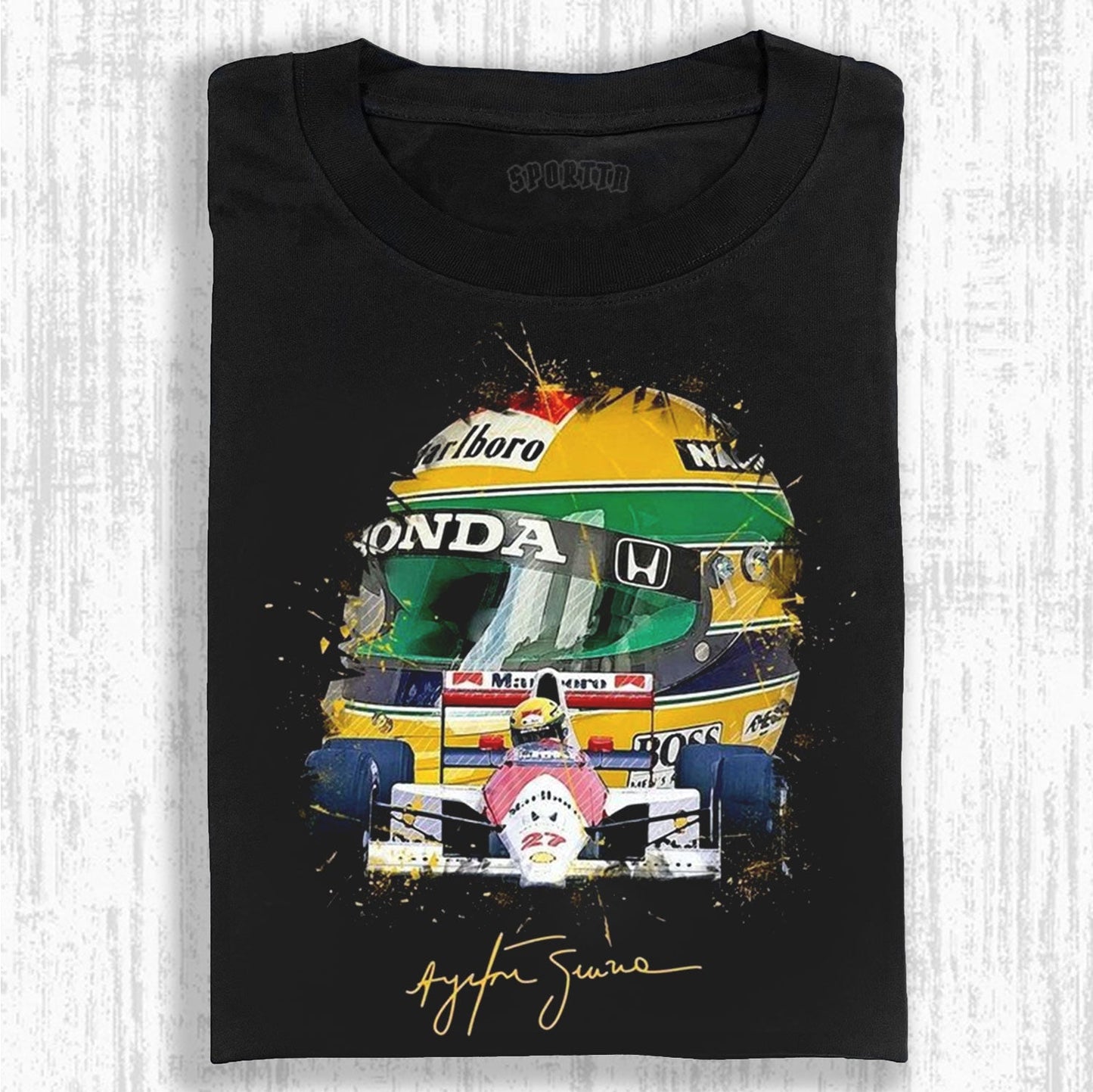Ayrton Senna T-Shirt/Sweatshirt/Kapuzenpullover