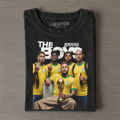 Brasil The Boys Football Print T-Shirt