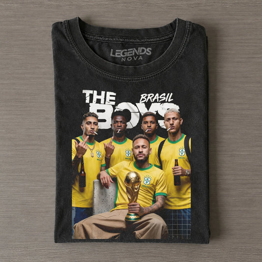 Brasil The Boys Football Print T-Shirt
