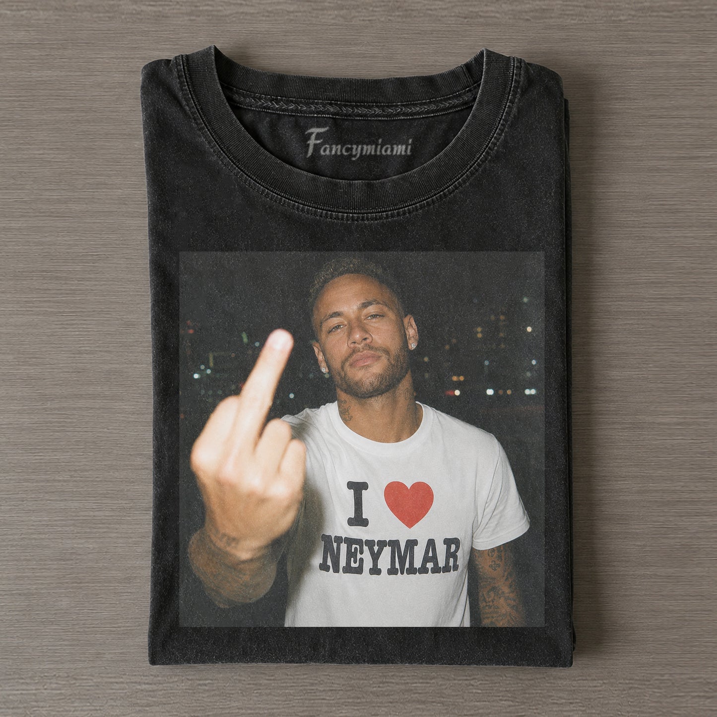 NATIONAL SOCCER VINTAGE VERWASCHENES GRAFIK-T-SHIRT