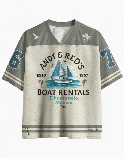 Maillot en résille TheRetroTee Boat Rentals années 90
