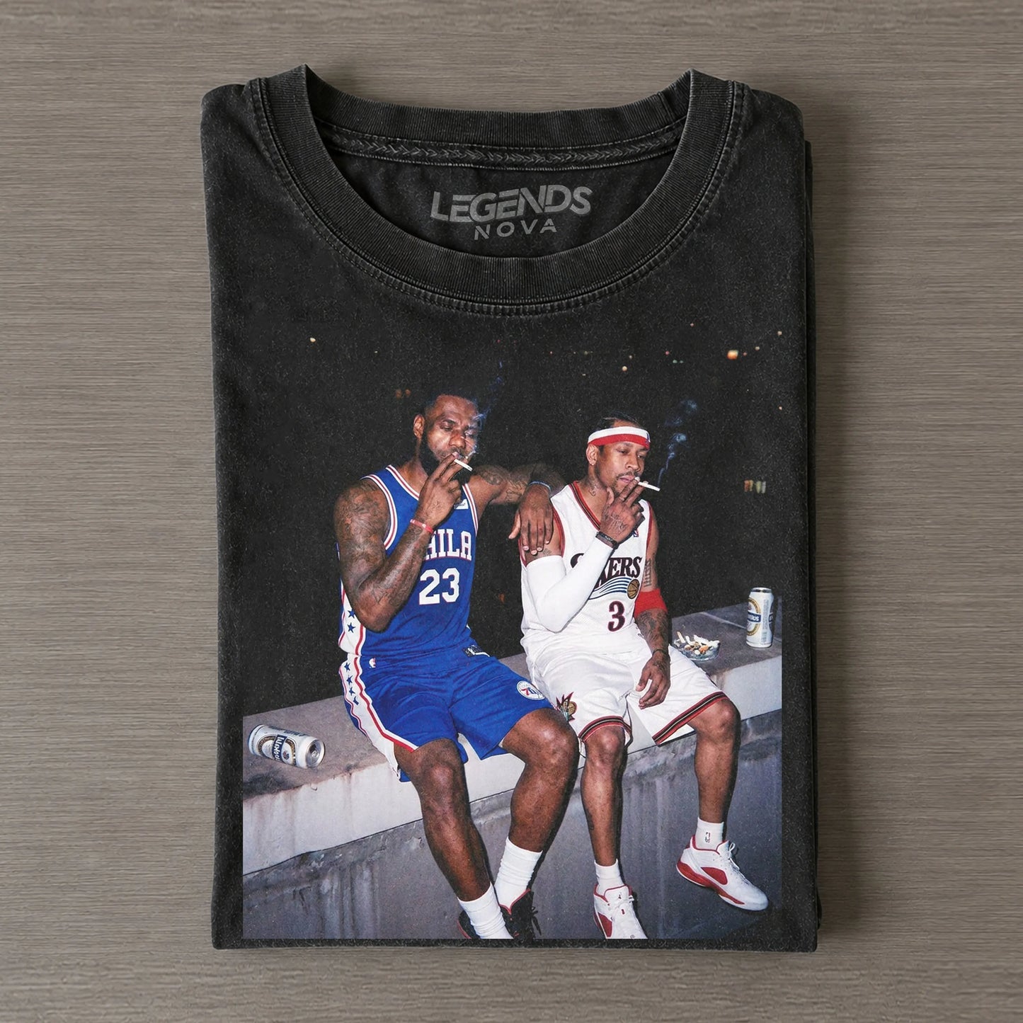 LeBron James & Allen Iverson Funny Tee