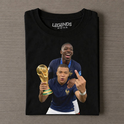 Kylian Mbappé & Ousmane Dembélé France 2026 World Cup Vintage T-Shirt