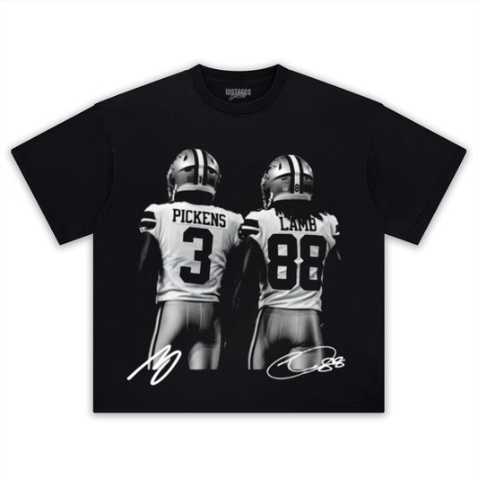 GEORGE PICKENS & CEEDEE LAMB VINTAGE TEE & LS & HOODIE