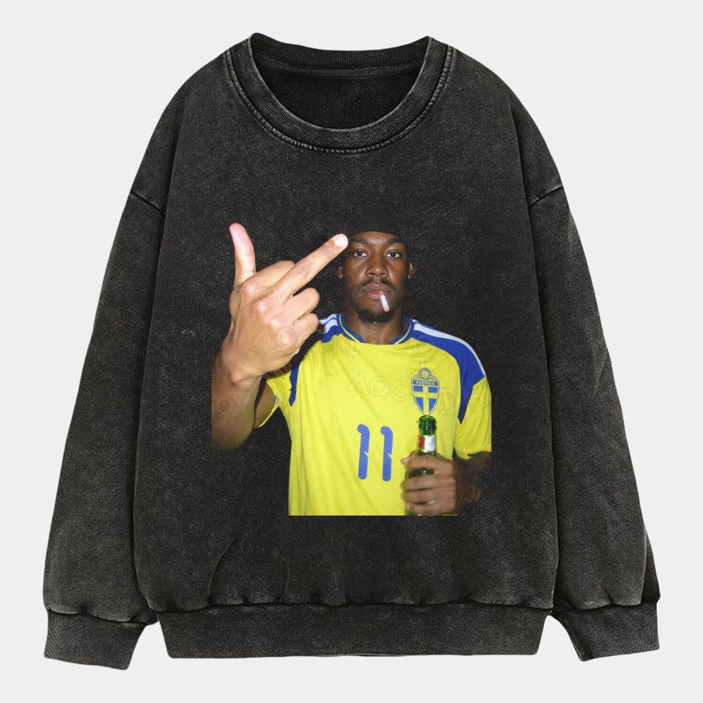 T-shirt style football Suède 7
