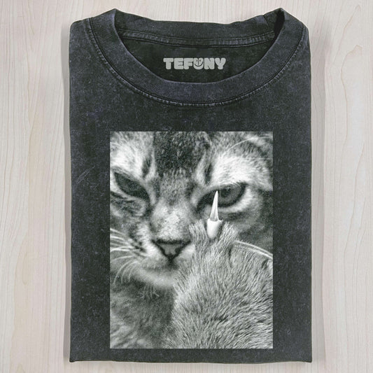 ANGRY CAT T-SHIRT V1