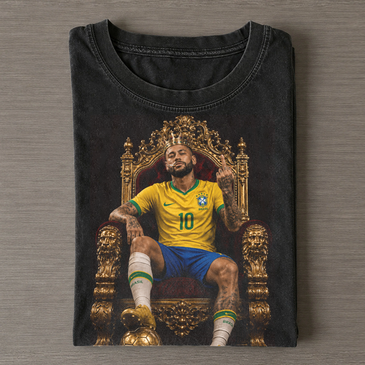 Neymar King Throne Vintage Washed Tee
