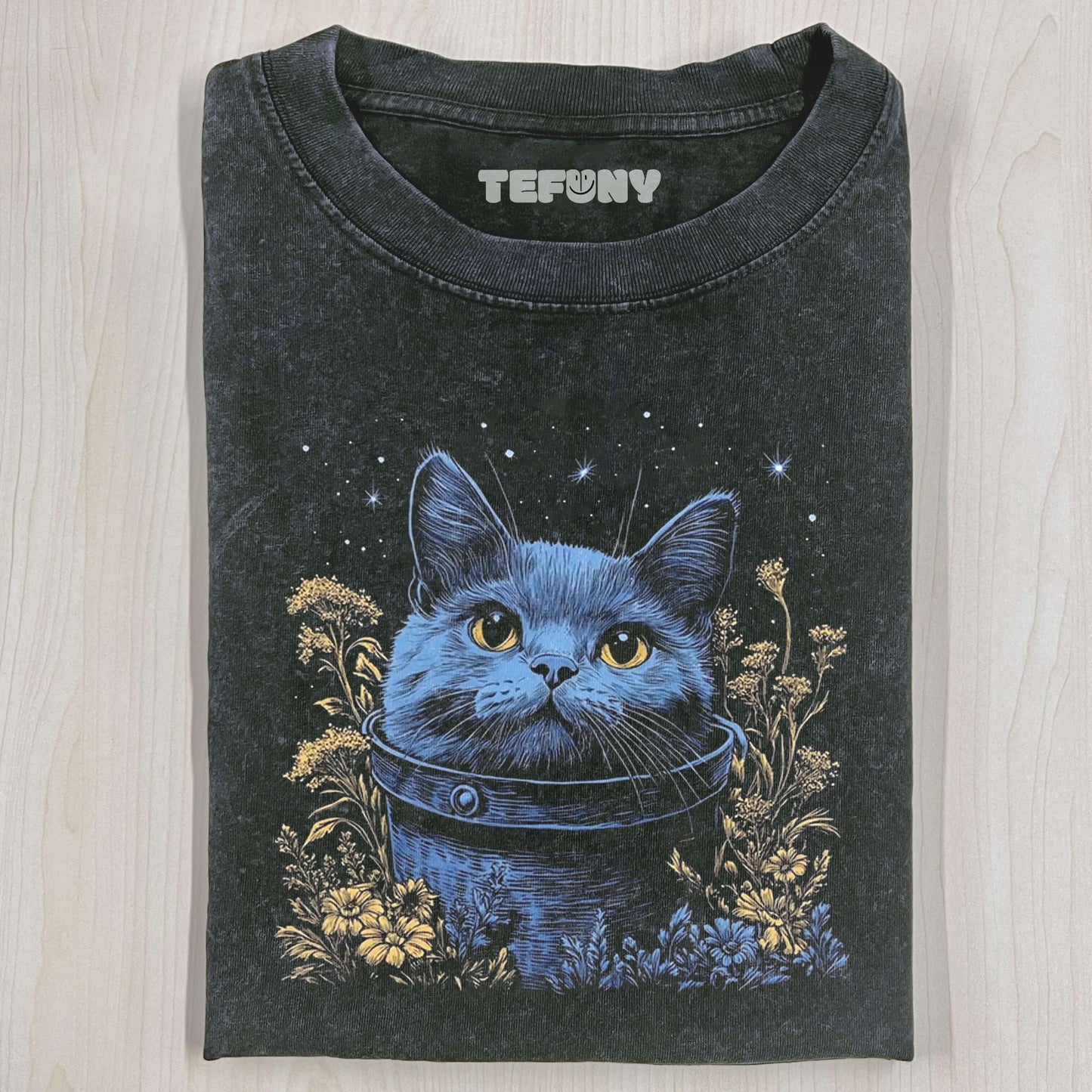 BLUE CAT TEE