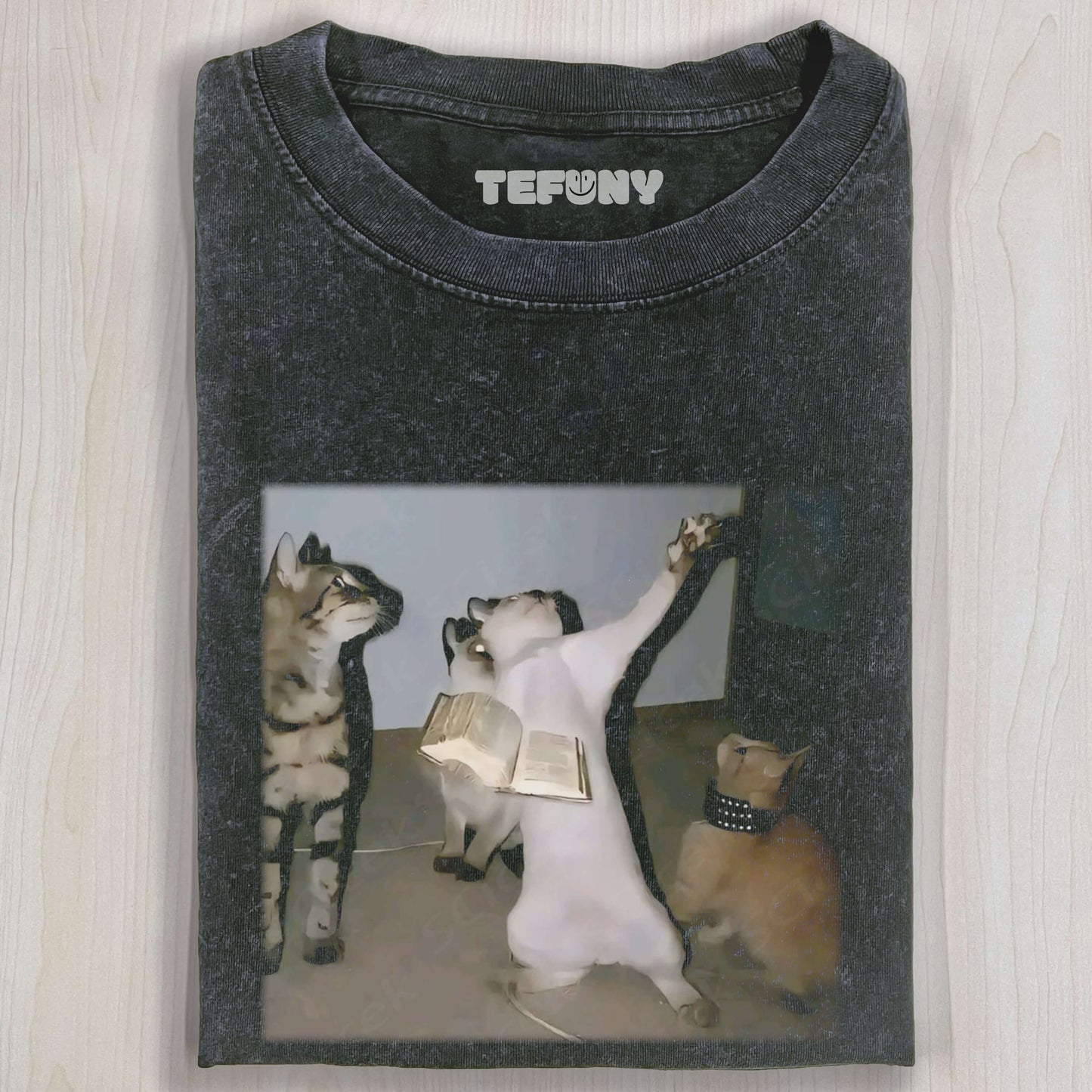 CAT RELIGION T-SHIRT