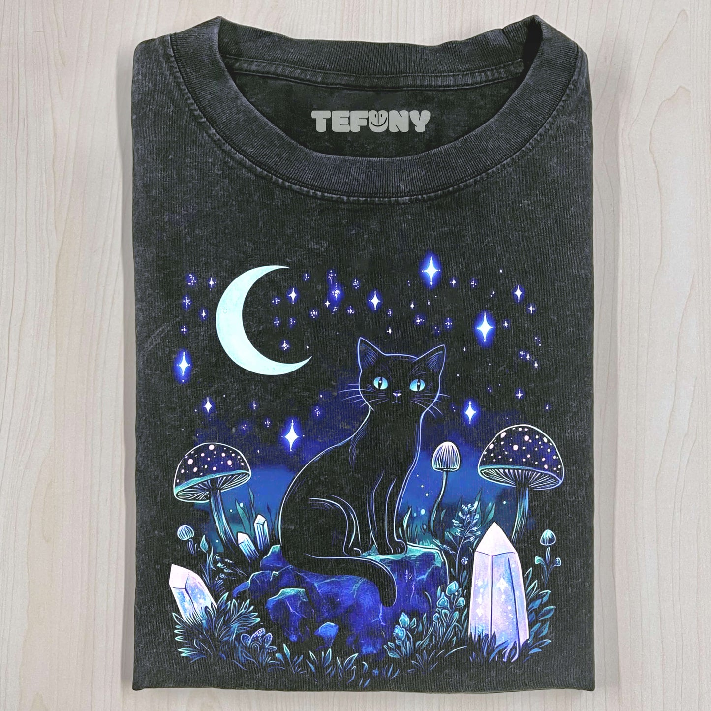 CAT IN THE MOONLIGHT T-SHIRT
