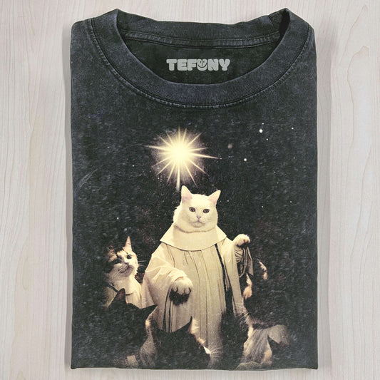 CAT PRAYER T-SHIRT