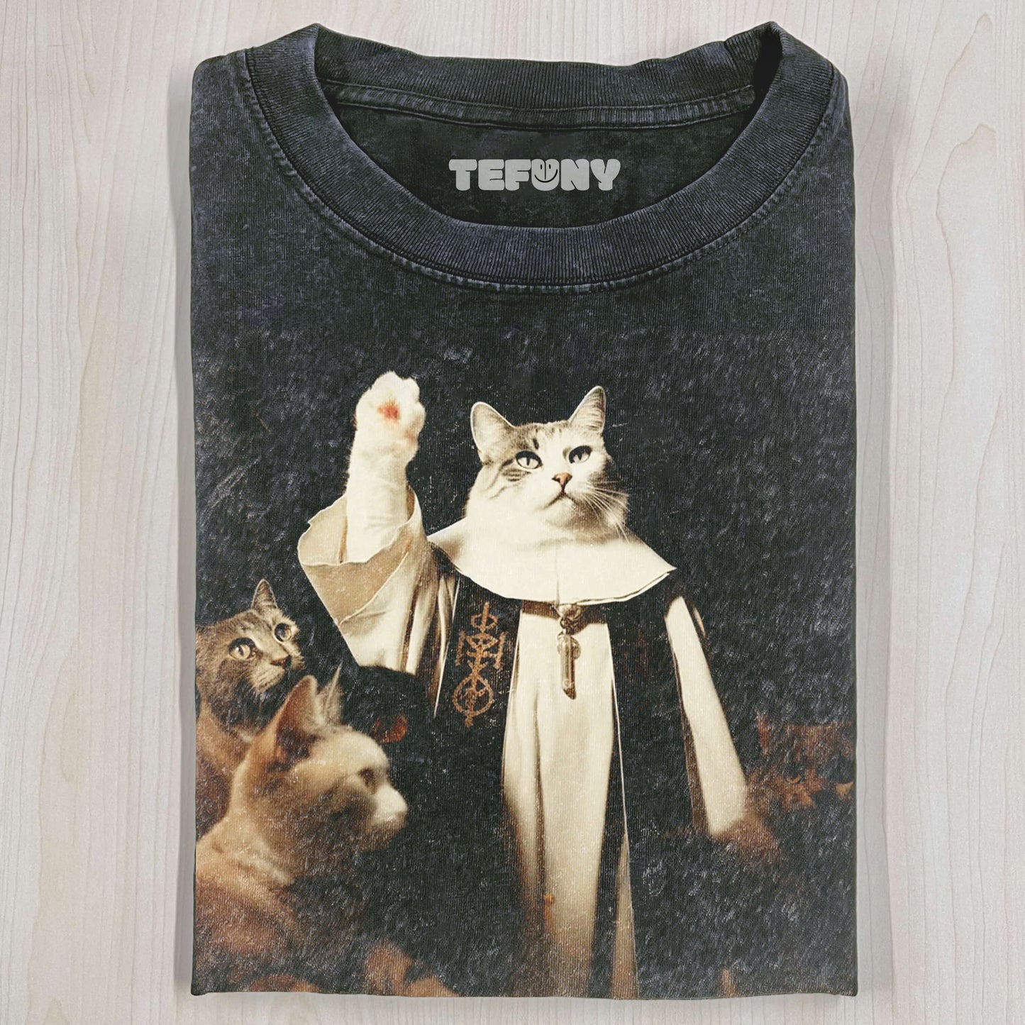 CAT PRAYER T-SHIRT V1