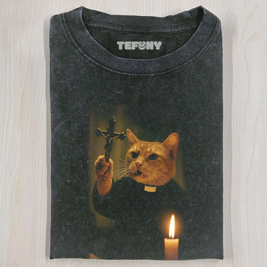 CROSS CAT T-SHIRT