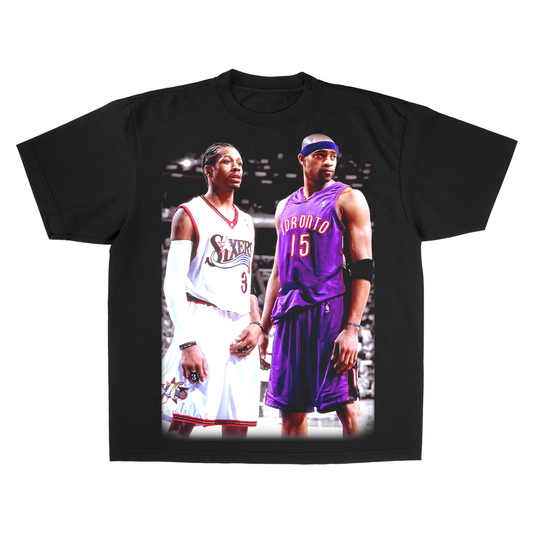 Allen Iverson und Vince Carter Vintage-T-Shirt