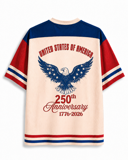 TheRetroTee America 250th Anniversary Mesh Jersey