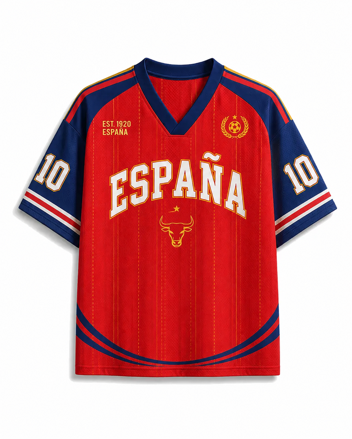 Maillot en maille « Spain Soccer Heritage » TheRetroTee