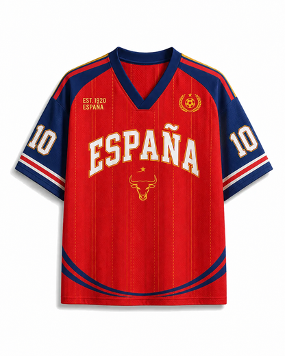 Maillot en maille « Spain Soccer Heritage » TheRetroTee