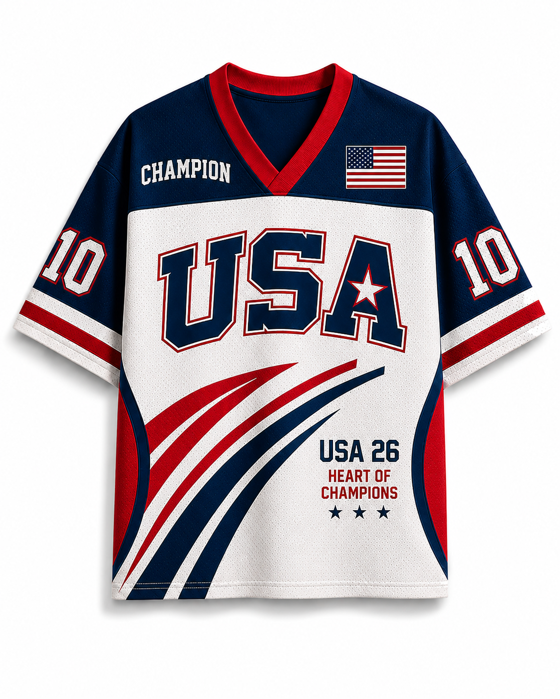 TheRetroTee USA 26 Retro Soccer Mesh Jersey