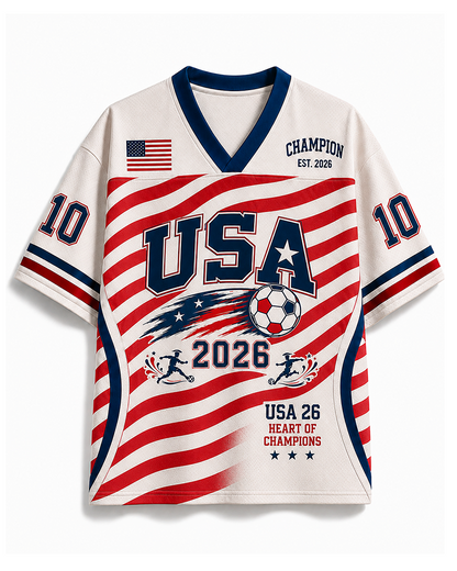 Maillot de Foot Classique en Mesh TheRetroTee USA