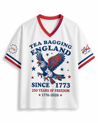 TheRetroTee Tea Bagging England Since 1773 Mesh-Trikot