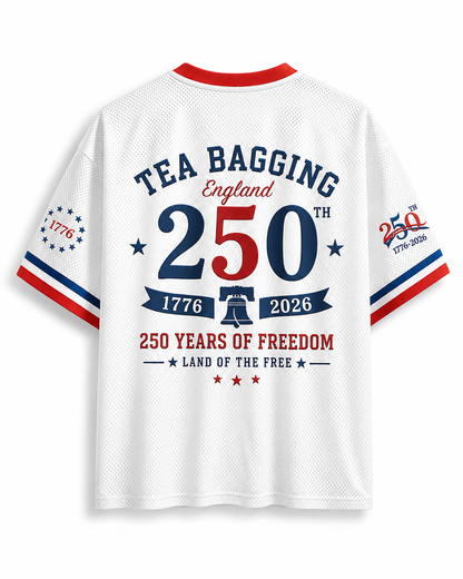 TheRetroTee Tea Bagging England Since 1773 Mesh-Trikot