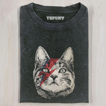 DAVID BOWIE CAT TEE