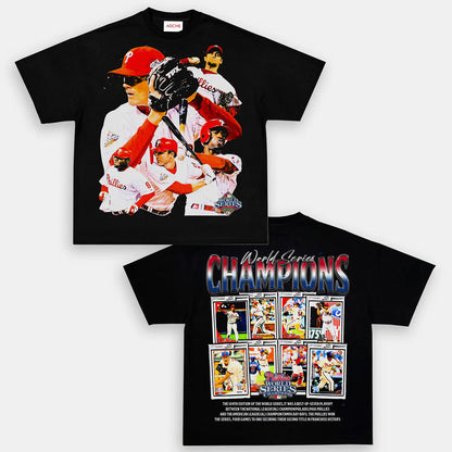 2008 WORLD SERIES CHAMPS - PHILLIES TEE - [DS]