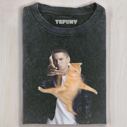 EMINEM THROWS CAT T-SHIRT