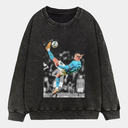 T-shirt Erling Haaland Retourné acrobatique