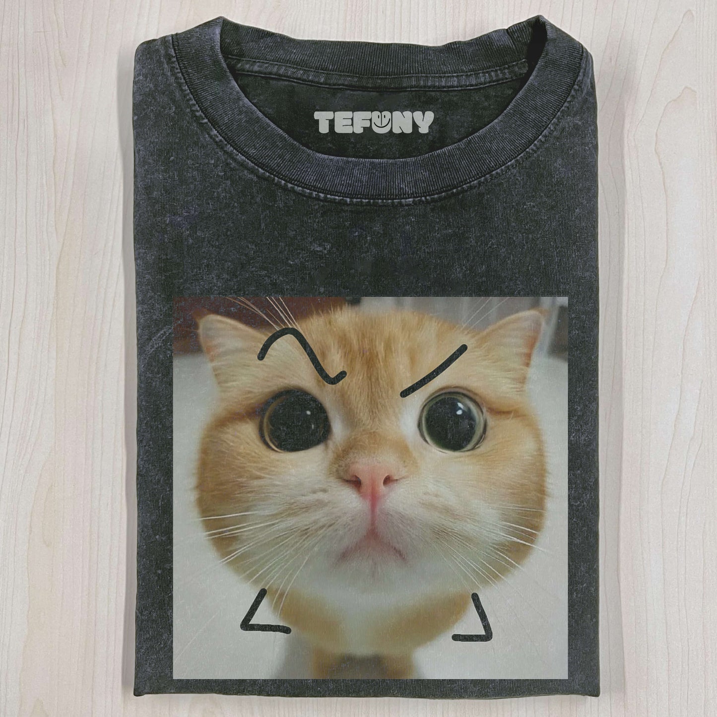 FUNNY ANGRY CAT T-SHIRT