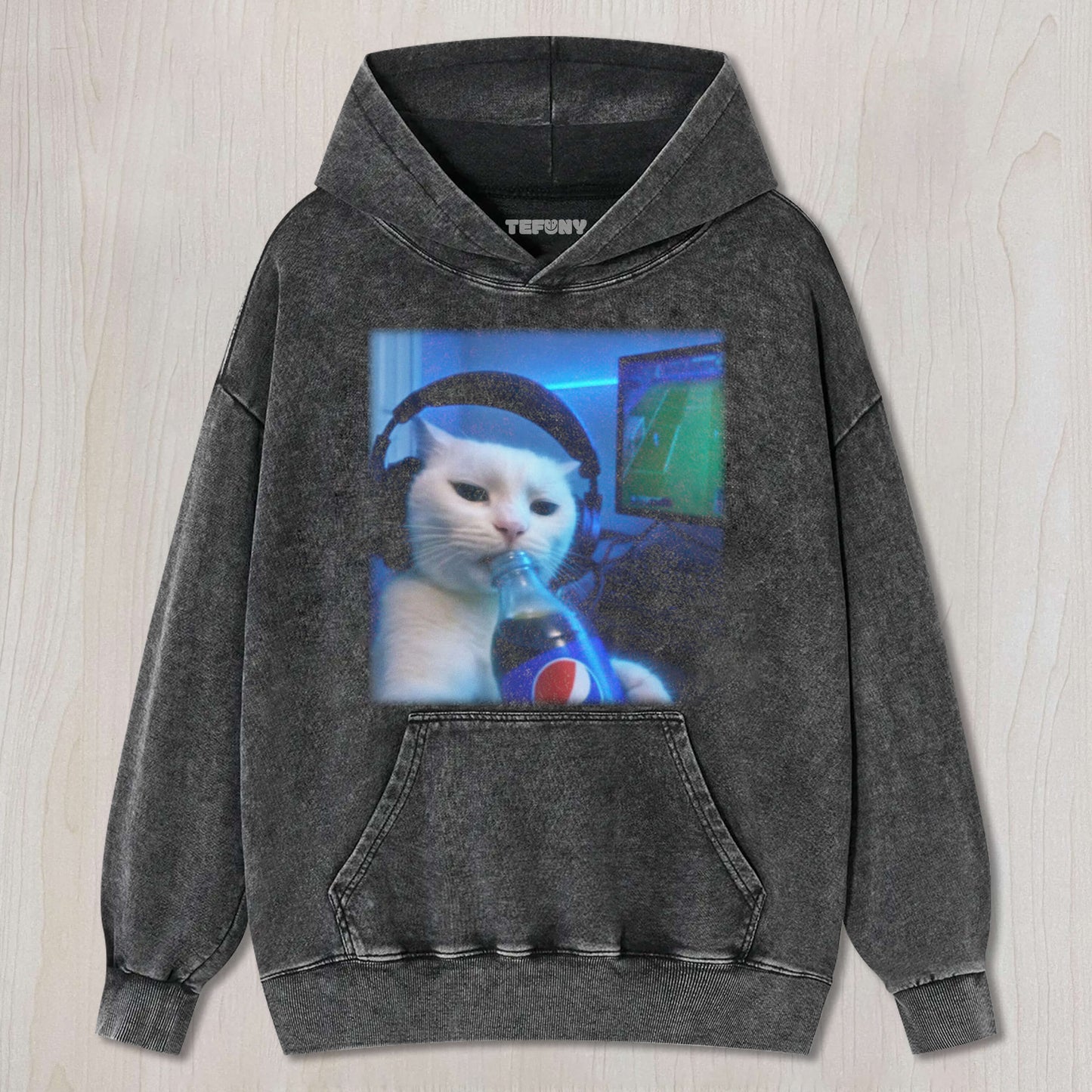 FUNNY BALL GAME CAT TEE & SWEAT & HOOD
