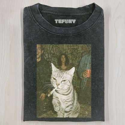 FUNNY CAT T-SHIRT V4