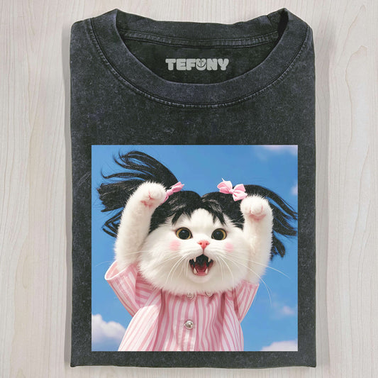 HAPPY CAT T-SHIRT V1