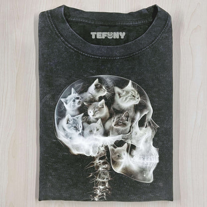 MISS CAT VINTAGE T-SHIRT