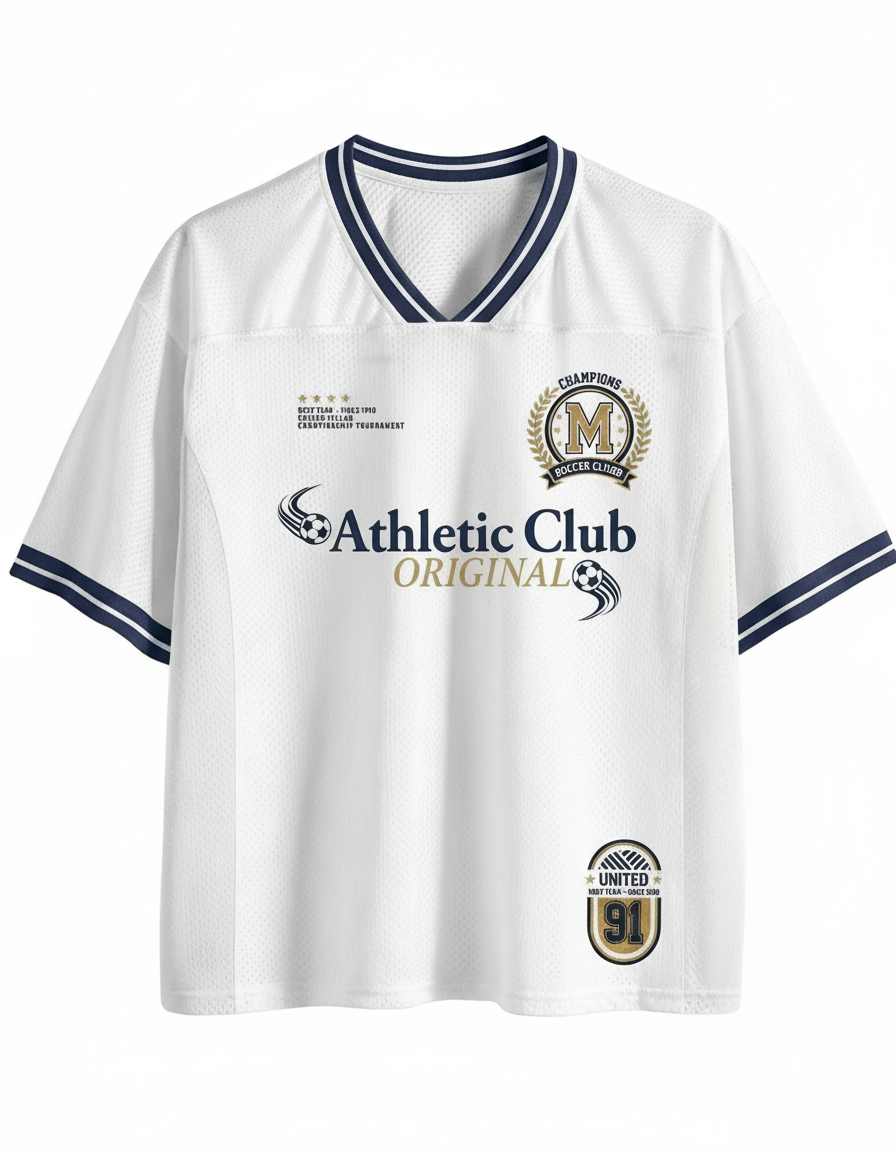TheRetroTee Game On Sports Club Mesh Trikot