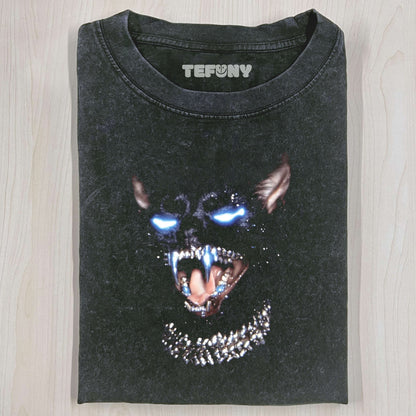 RETRO STREET STYLE & CAT T-SHIRT