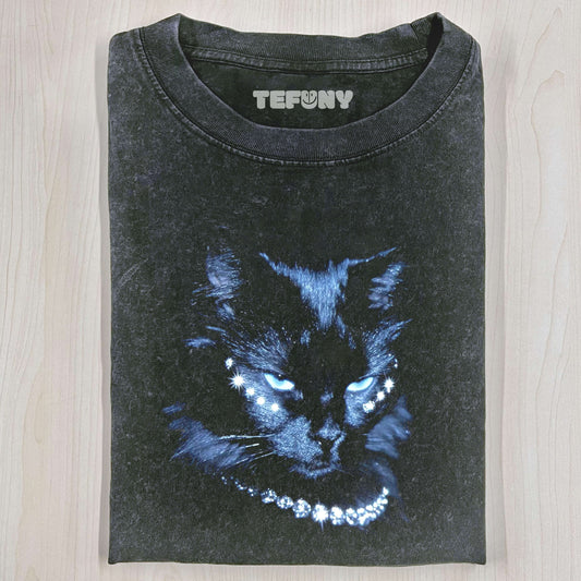 RETRO STREET STYLE & CAT T-SHIRT