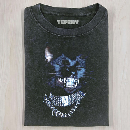 RETRO STREET STYLE & CAT N4 T-SHIRT