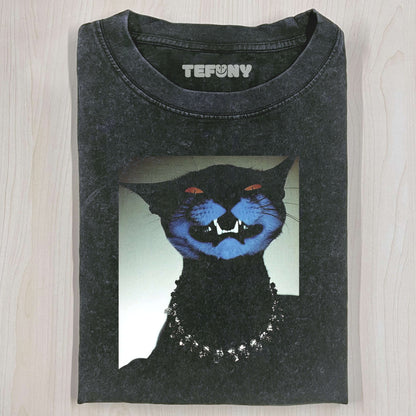 RETRO STREET STYLE & CAT  TEE