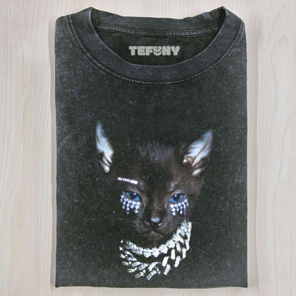 RETRO STREET STYLE & CAT V1 T-SHIRT