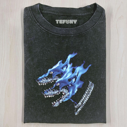 RETRO STREET STYLE & DOG T-SHIRT